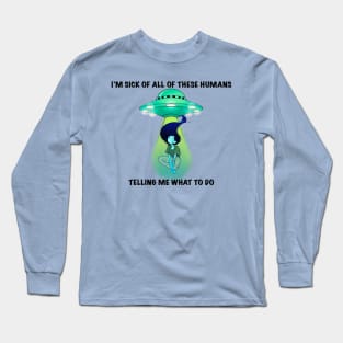 Marceline Alien Abduction Long Sleeve T-Shirt